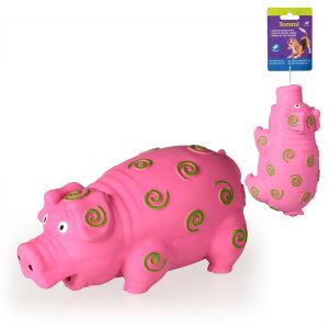 Prase růžové - latex 22 cm