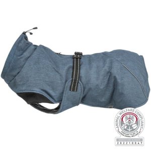 Zateplený zimný kabátik RIOM, tmavo modrá S:40cm, hruď:44-60cm, krk: do 42cm