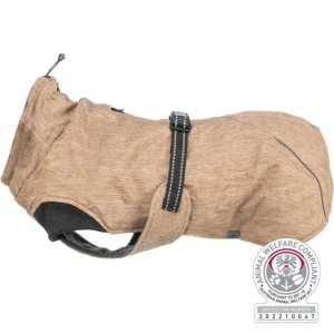 Zateplený zimný kabátik RIOM, piesková XXL: 80cm, hruď: 74-112cm, krk: do 66cm
