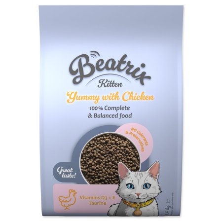 Krmivo Beatrix Kitten s kuřecím 1,4 kg