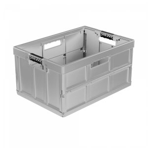 KEEEPER Skládací box s měkkými úchyty Benno 45l Light Silver