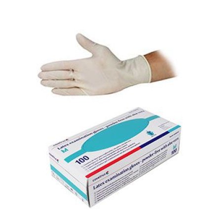 Rukavice nest.vyš.CVET latex M/100ks bez pudru,aloe