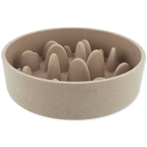 Miska Dog Fantasy proti hltání EcoStyle béžová 21cm, 1350ml