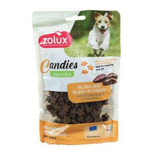 Pochoutka pes CANDIES hvězdičky játrové 150g Zolux