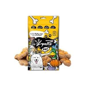 Lyopro DOG poch. mrazem sušené Kachní tlapky s dýní50g