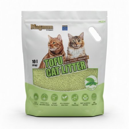 Magnum TOFU cat litter GREEN TEA 10l