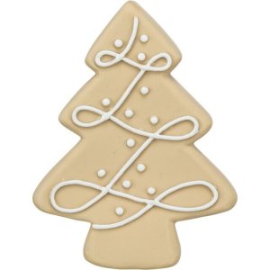 Vánoční stromeček, bez zvuku, 13 cm, latex, béžová