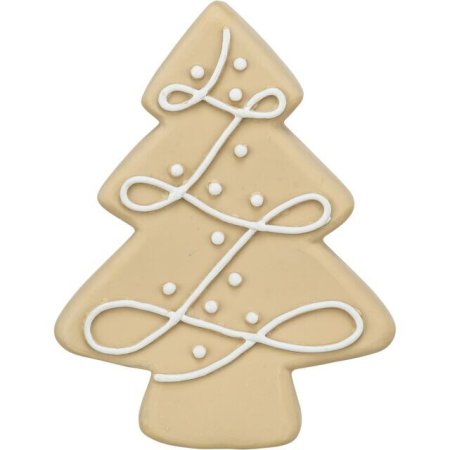 Vánoční stromeček, bez zvuku, 13 cm, latex, béžová