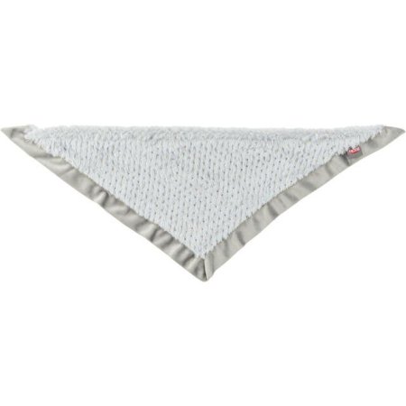 Vianočná hebká šatka, plyš, šedá 75 cm