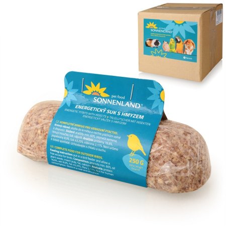 SET Sonnenland Energetický lojový suk s hmyzem pro venkovní ptactvo - 10 ks za zvýhodněnou cenu