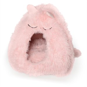 Kočičí domeček Nappy světle růžový