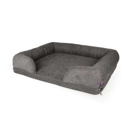 Ortopedická pohovka Huggo tmavě šedá