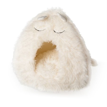 Kočičí domeček Nappy bílý