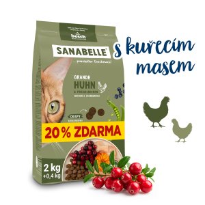 Bosch Cat Sanabelle Grande 2 kg + 0,4 kg ZDARMA