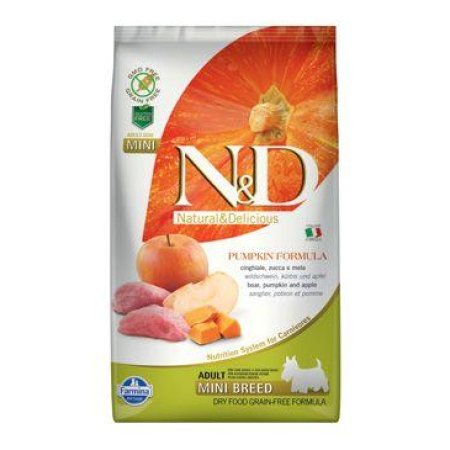 N&D Pumpkin Adult Mini Boar & Apple 2,5kg (EXPIRÁCIA 09/2025)
