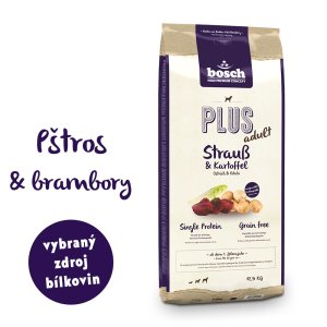 Bosch HPC PLUS Adult Ostrich & Potato 12,5 kg (EXPIRÁCIA 09/2025)