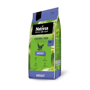 Nativia Dog Adult 3 kg (POŠKODENÝ OBAL, váha 2,7 kg)