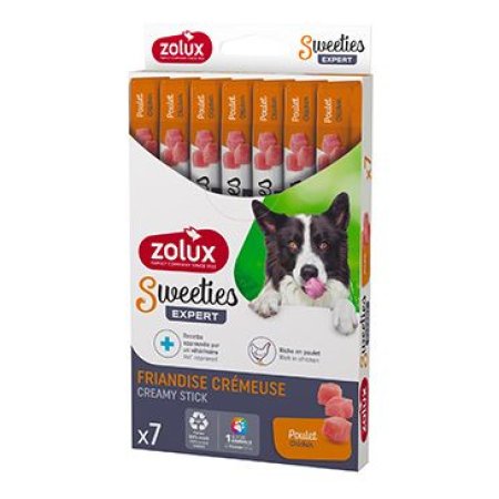 Pochoutka pes SWEETIES kuře 7ks Zolux