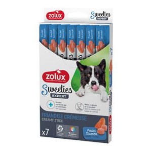 Pochoutka pes SWEETIES losos, kuře 7ks Zolux