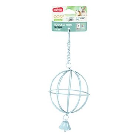 Jesličky na seno COSY kov koule modrá Zolux