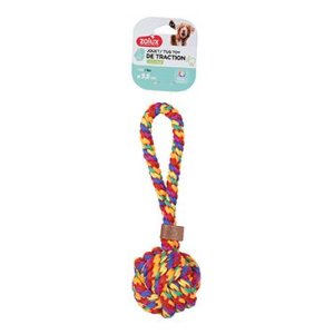 Hračka pes RAINBOW Míček 9,5cm Zolux