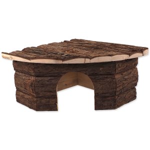 Domek Small Animals dřevěný rohový M