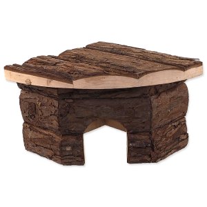 Domek Small Animals dřevěný rohový S