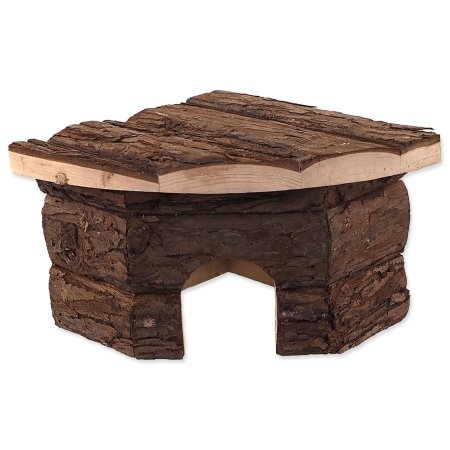 Domek Small Animals dřevěný rohový S