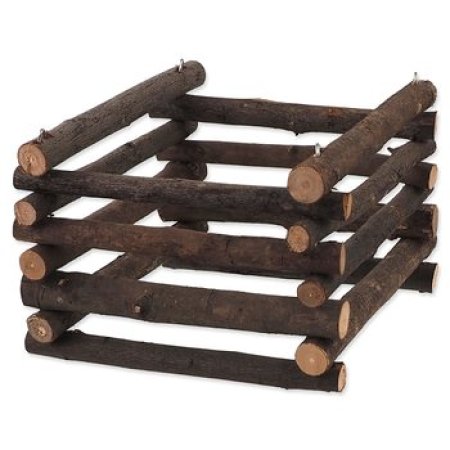 Seník Small Animals Natural dřevěný 15x11x15 cm