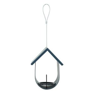 Krmítko venk. BUDKA na loj.koule kov modrá Zolux