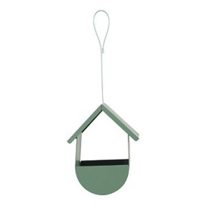 Krmítko venk. BUDKA na semena kov zelená Zolux