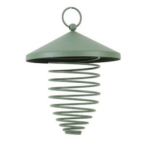 Krmítko venk. SPIRAL na loj.koule kov zelená 11cm Zol