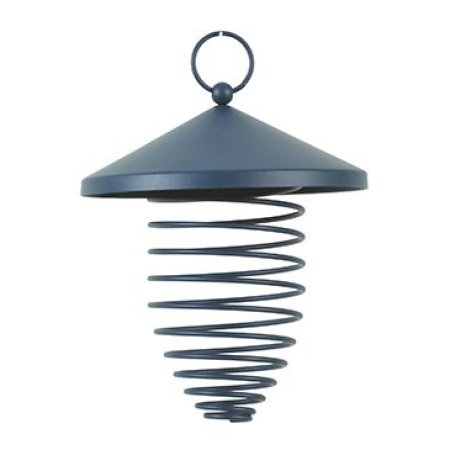 Krmítko venk. SPIRAL na loj.koule kov modrá 11cm Zolux