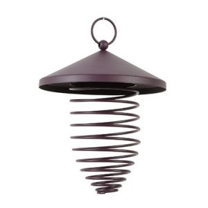 Krmítko venk. SPIRAL na loj.koule kov fialová 11cm Zol