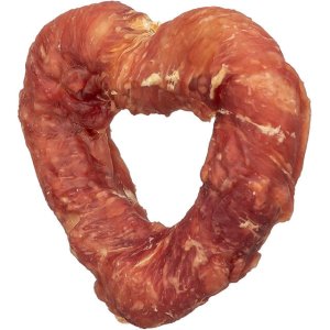 DentaFun Heart, byvolie srdce s kačacím mäsom [1 ks], 8 cm / 40 g