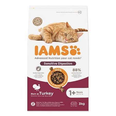 Krmivo IAMS Cat Adult Turkey 3kg 