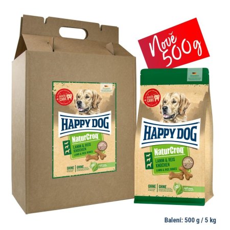 NaturCroq Knochen mit Lamm und Reis 500 g