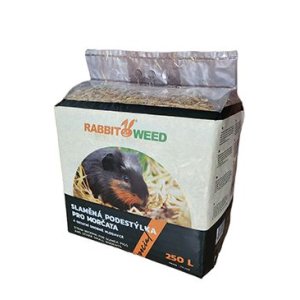 Podestýlka slaměná pro morčata SPECIÁL RabbitWeed 250l