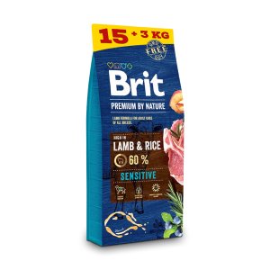Brit Premium by Nature Sensitive Lamb 18 kg (POŠKODENÝ OBAL)
