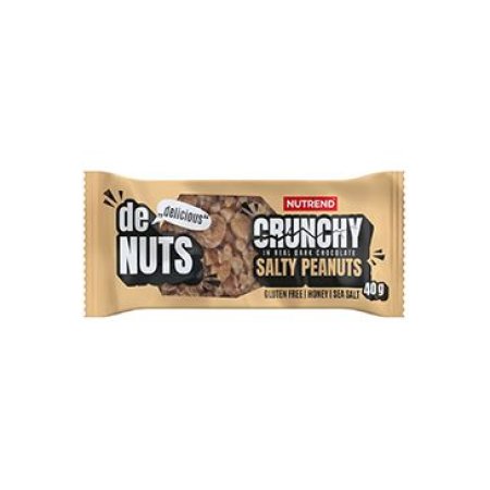 Nutrend Denuts Crunchy slané arašídy 40g