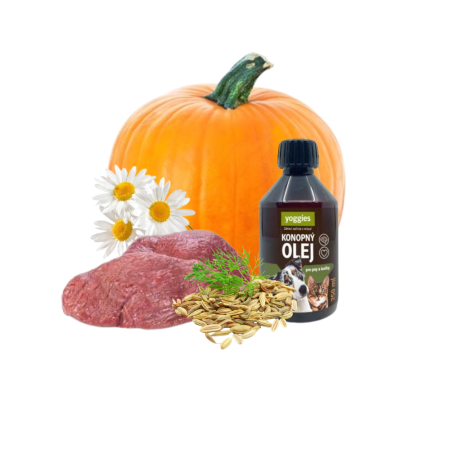 Yoggies klokanie konzerva pre psov s tekvicou a topinamburom 800 g 