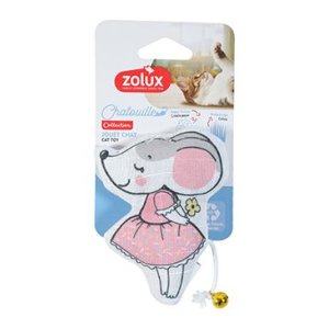 Hračka kočka CHATOUILLE Myška baletka Zolux