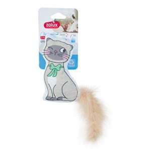 Hračka kočka CHATOUILLE Kočka s puntíky Zolux