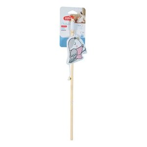 Hračka kočka CHATOUILLE Udice Ptáček v šatech Zolux