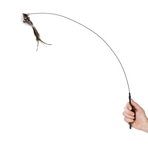 WAUCAT Teaser škádlítko pro kočky s přísavkou Ptáček 3v1