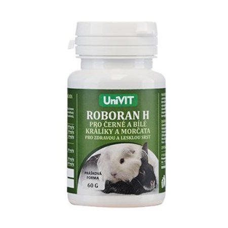 Roboran H pro morčata a králíky Černá a Bílá 60g