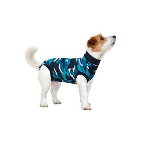 Obleček ochranný Suitical Dog BLUE CAMO 43cm S