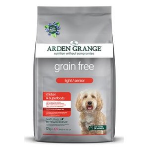 Arden Grange GF Dog Light/Senior Chick&Superfoods 12kg