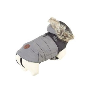Obleček bunda pro psy NEW MOUNTAIN šedá 35cm Zolux