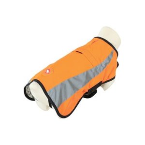 Obleček bunda pro psy REFLEXNÍ oranžová 35cm Zolux